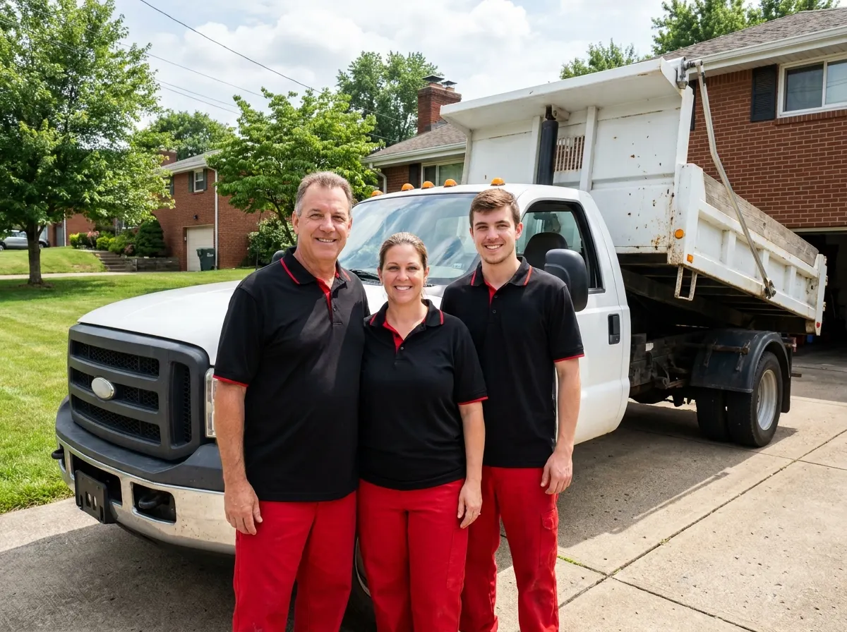 TrashPort Dumpster Rental garbage collection service team in Pittsburgh, PA